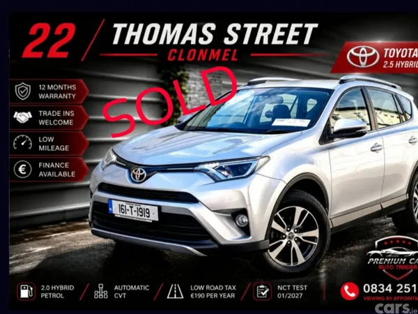 Toyota RAV4 SUV, Diesel, 2016, Silver