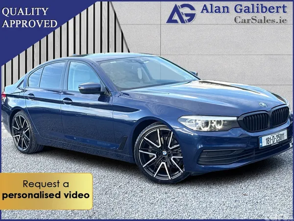 BMW 5-Series Saloon, Diesel, 2018, Blue