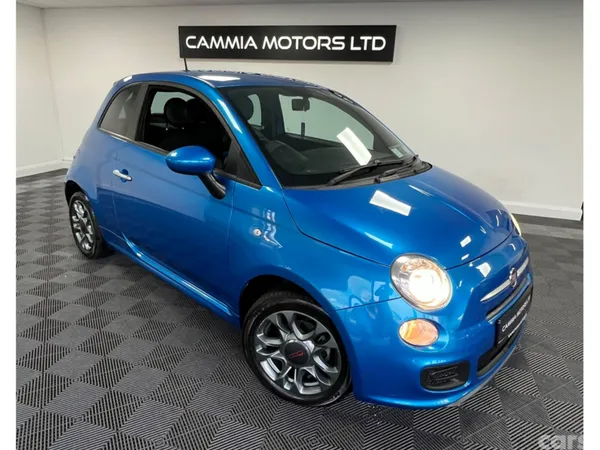 Fiat 500 Hatchback, Petrol, 2015, Blue