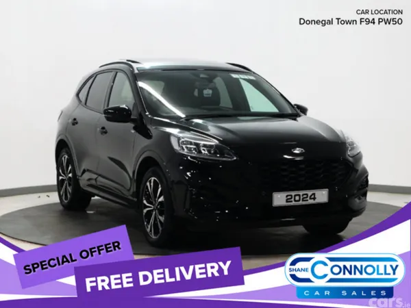 Ford Kuga SUV, Petrol Hybrid, 2024, Black