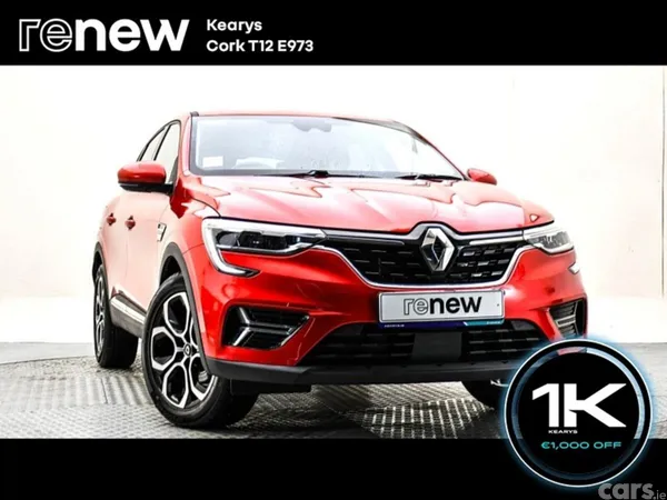 Renault Arkana SUV, Petrol Hybrid, 2022, Red