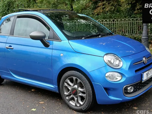 Fiat 500 Hatchback, Petrol, 2018, Blue