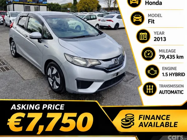 Honda Fit Hatchback, Petrol Hybrid, 2013, Silver