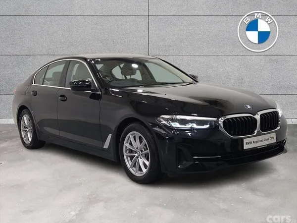 BMW 5-Series Saloon, Diesel Hybrid, 2023, Black