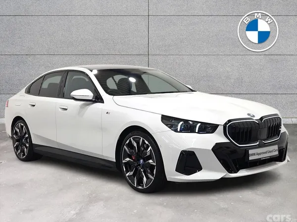 BMW 5-Series Saloon, Petrol Plug-in Hybrid, 2024, White
