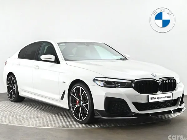 BMW 5-Series Saloon, Petrol Plug-in Hybrid, 2022, White