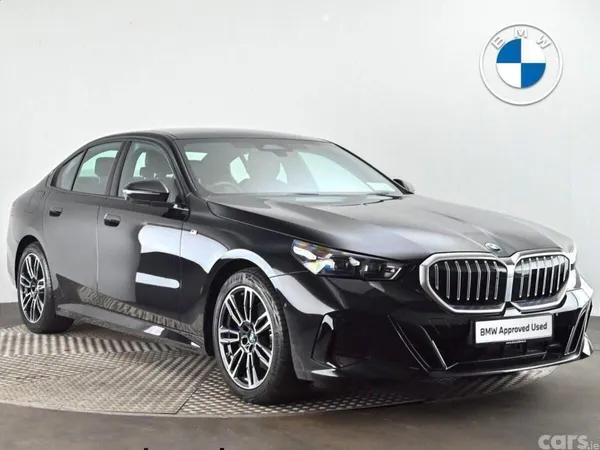 BMW 5-Series Saloon, Petrol Hybrid, 2025, Black