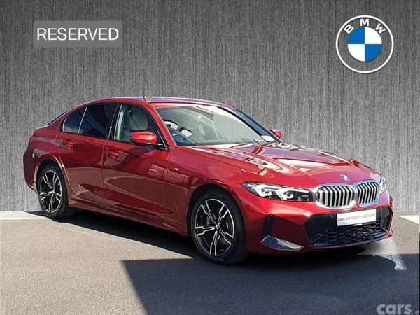 BMW 3-Series Saloon, Petrol Plug-in Hybrid, 2026, Red