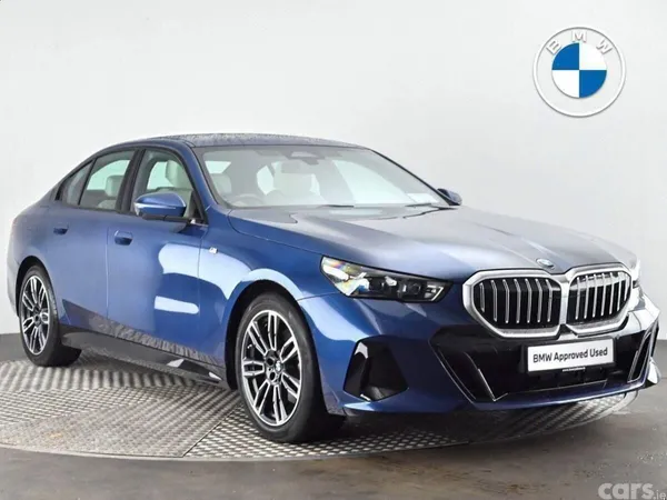 BMW 5-Series Saloon, Petrol Hybrid, 2024, Blue