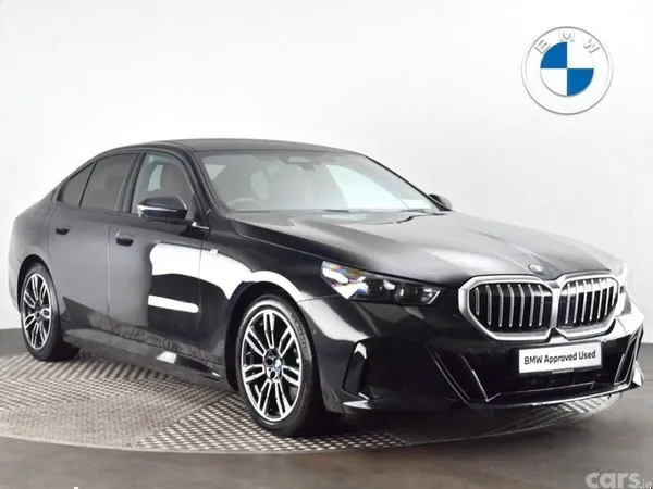 BMW 5-Series Saloon, Petrol Plug-in Hybrid, 2025, Black