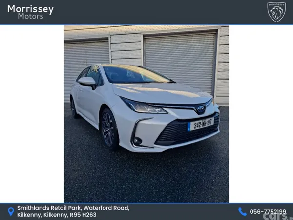 Toyota Corolla Saloon, Petrol Hybrid, 2024, White