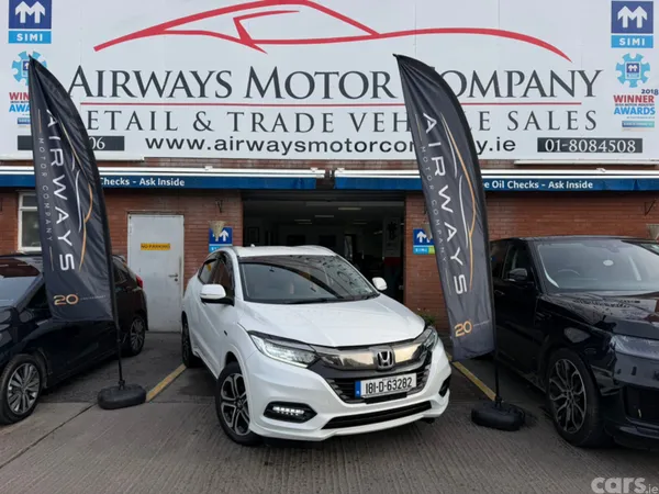Honda Vezel Estate, Petrol Hybrid, 2018, White