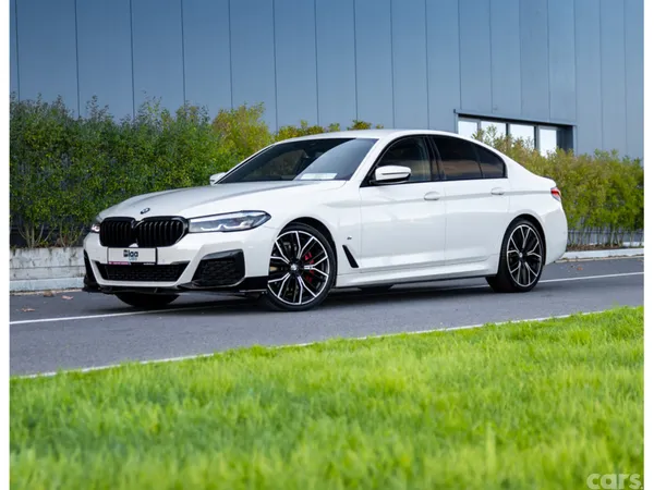 BMW 5-Series Saloon, Diesel Hybrid, 2020, White