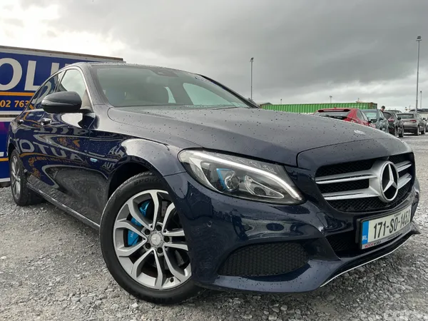 Mercedes-Benz C-Class Saloon, Petrol Plug-in Hybrid, 2017, Blue