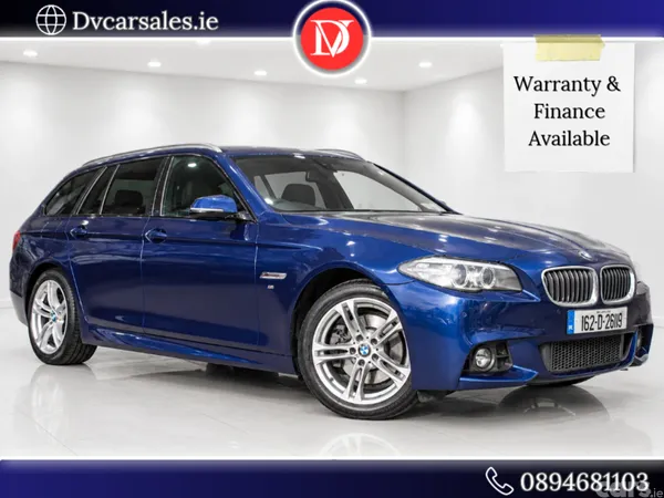 BMW 5-Series Estate, Diesel, 2016, Blue