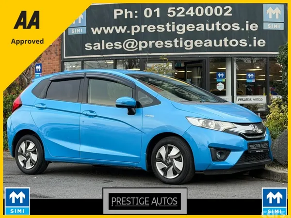 Honda Fit Hatchback, Petrol Hybrid, 2015, Blue