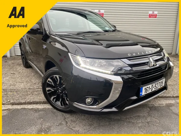 Mitsubishi Outlander Estate, Petrol Hybrid, 2016, Black