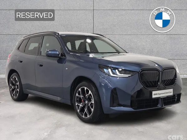 BMW X3 SUV, Petrol Plug-in Hybrid, 2025, Blue