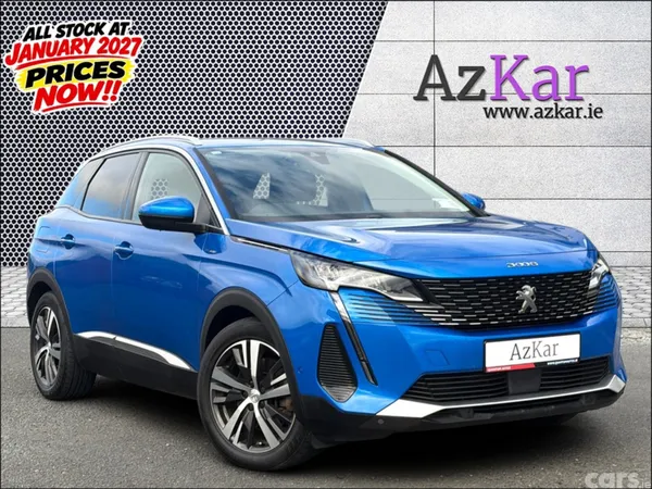 Peugeot 3008 SUV, Petrol Plug-in Hybrid, 2021, Blue