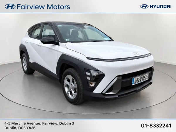 Hyundai KONA SUV, Petrol Hybrid, 2024, White