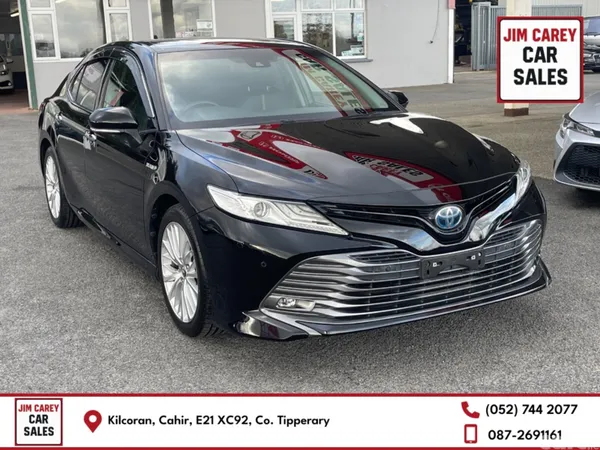 Toyota Camry Saloon, Petrol Hybrid, 2019, Black