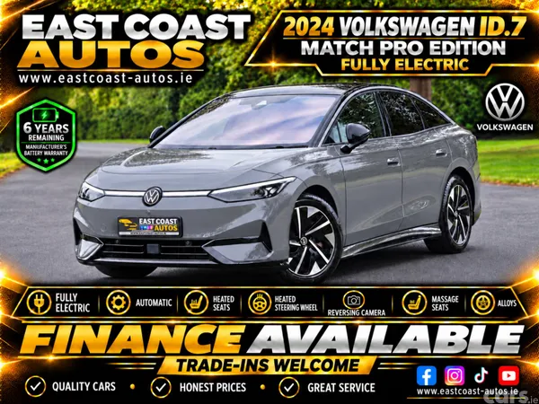 Volkswagen ID.7 Saloon, Electric, 2024, Grey
