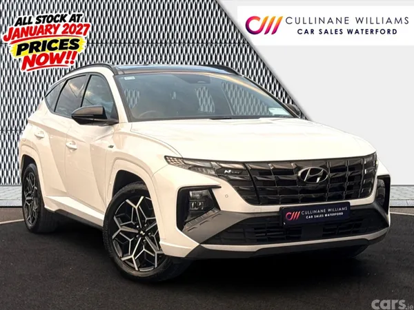 Hyundai Tucson SUV, Petrol Hybrid, 2024, White