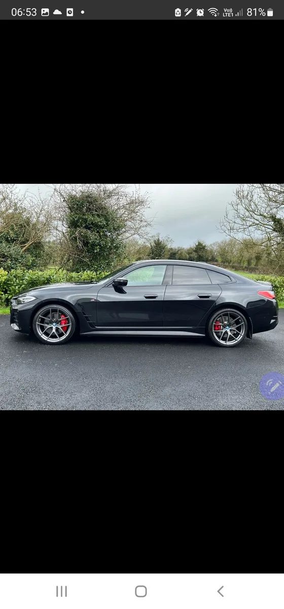 BMW i4 Coupe, Electric, 2022, Black