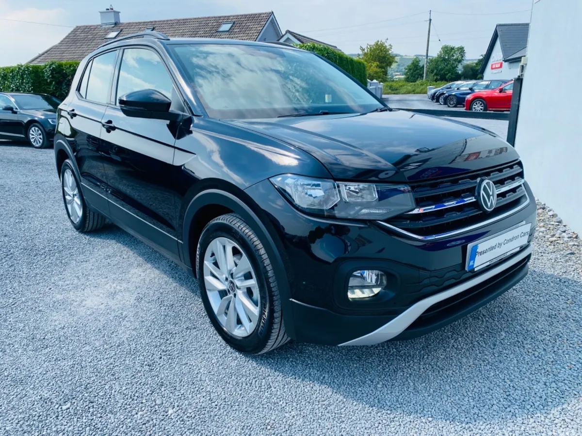 Volkswagen T-Cross Hatchback, Petrol, 2023, Black