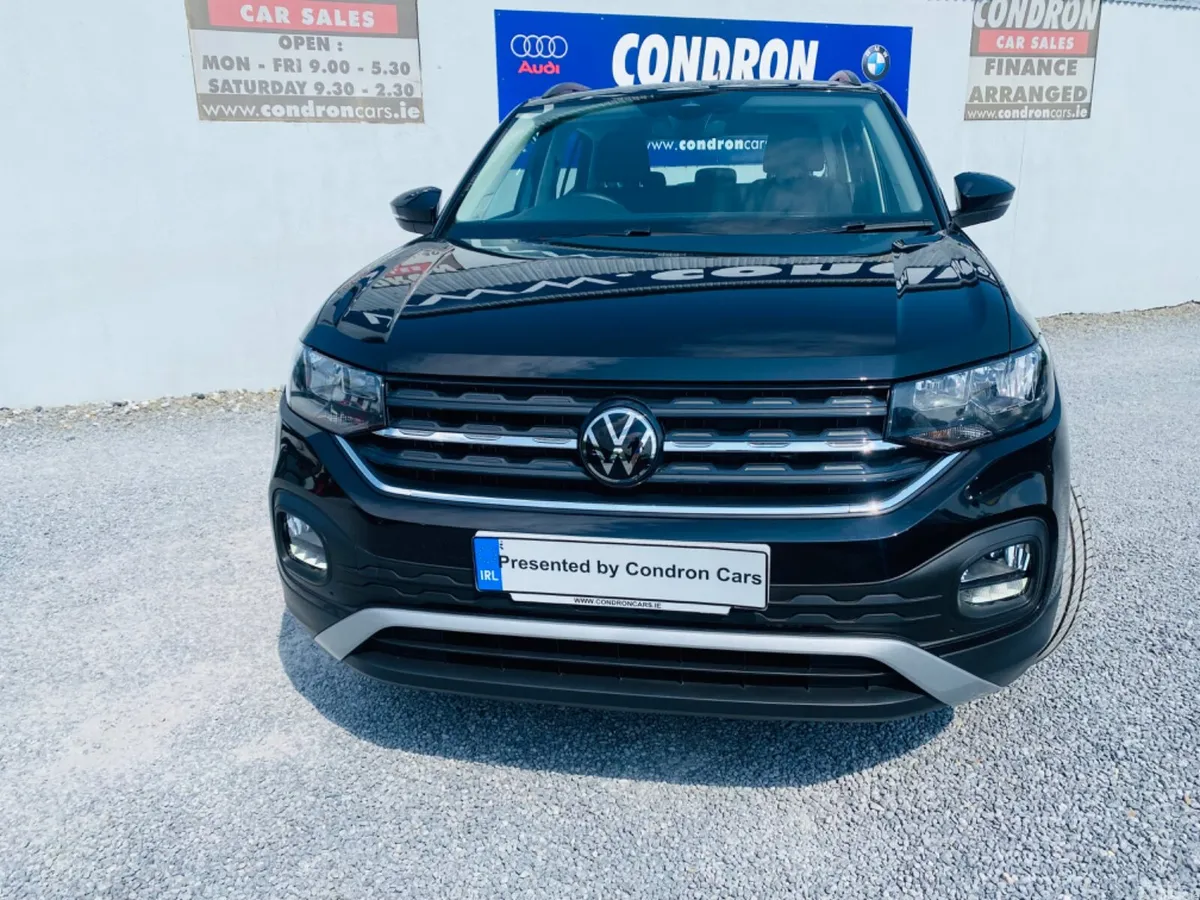 Volkswagen T-Cross Hatchback, Petrol, 2023, Black