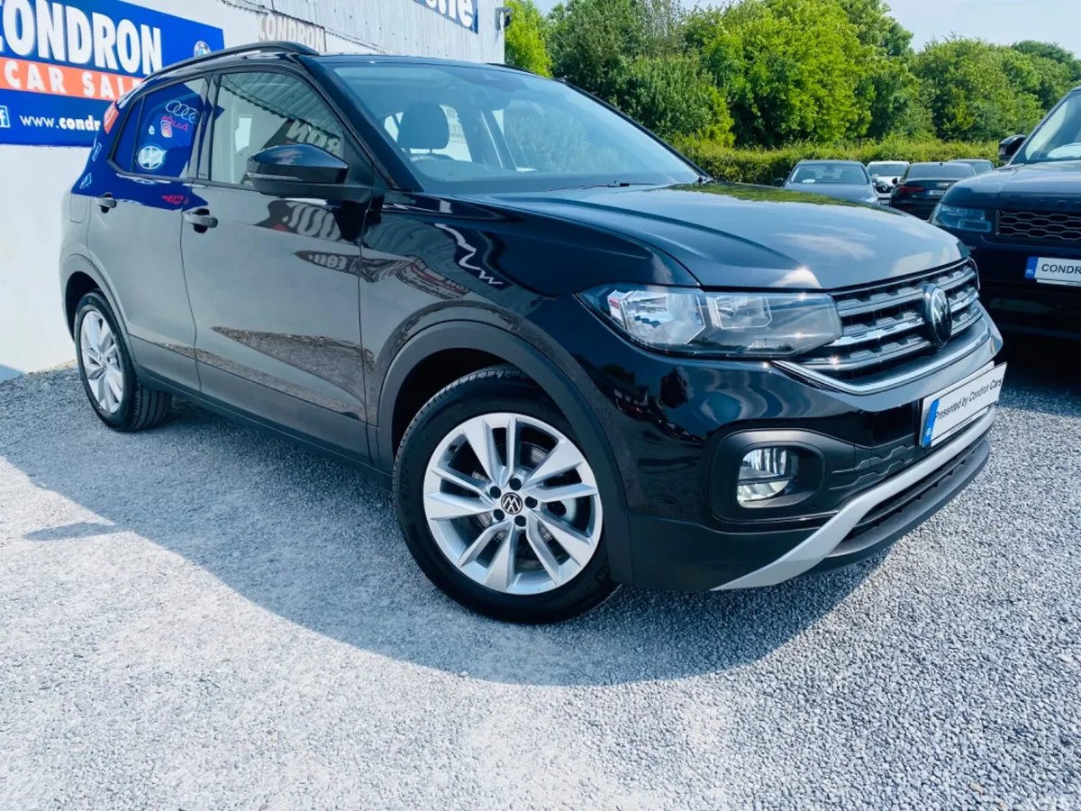 Volkswagen T-Cross Hatchback, Petrol, 2023, Black