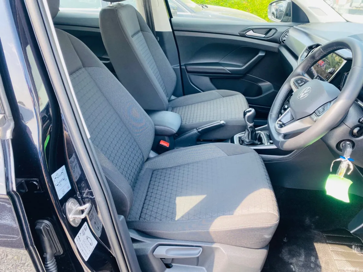 Volkswagen T-Cross Hatchback, Petrol, 2023, Black
