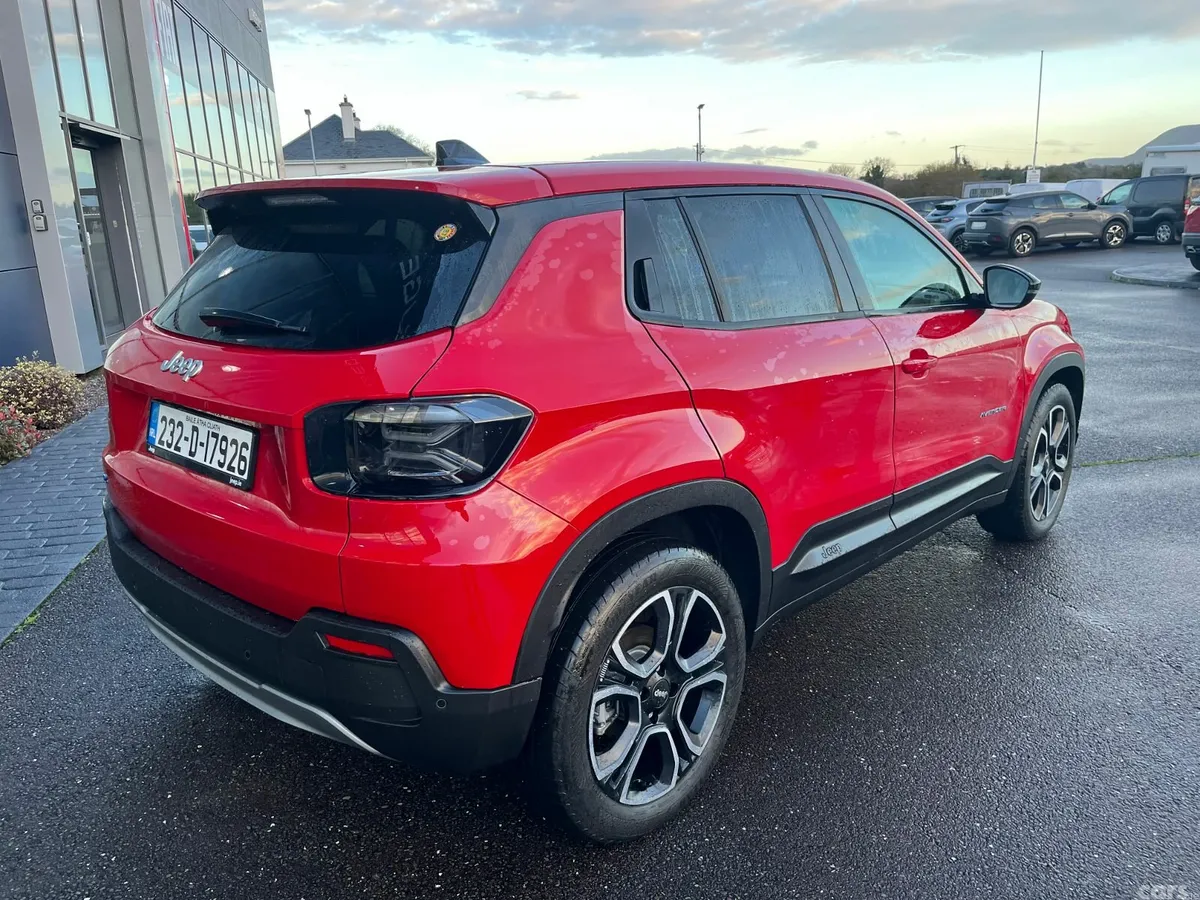 Jeep Avenger SUV, Electric, 2023, Red