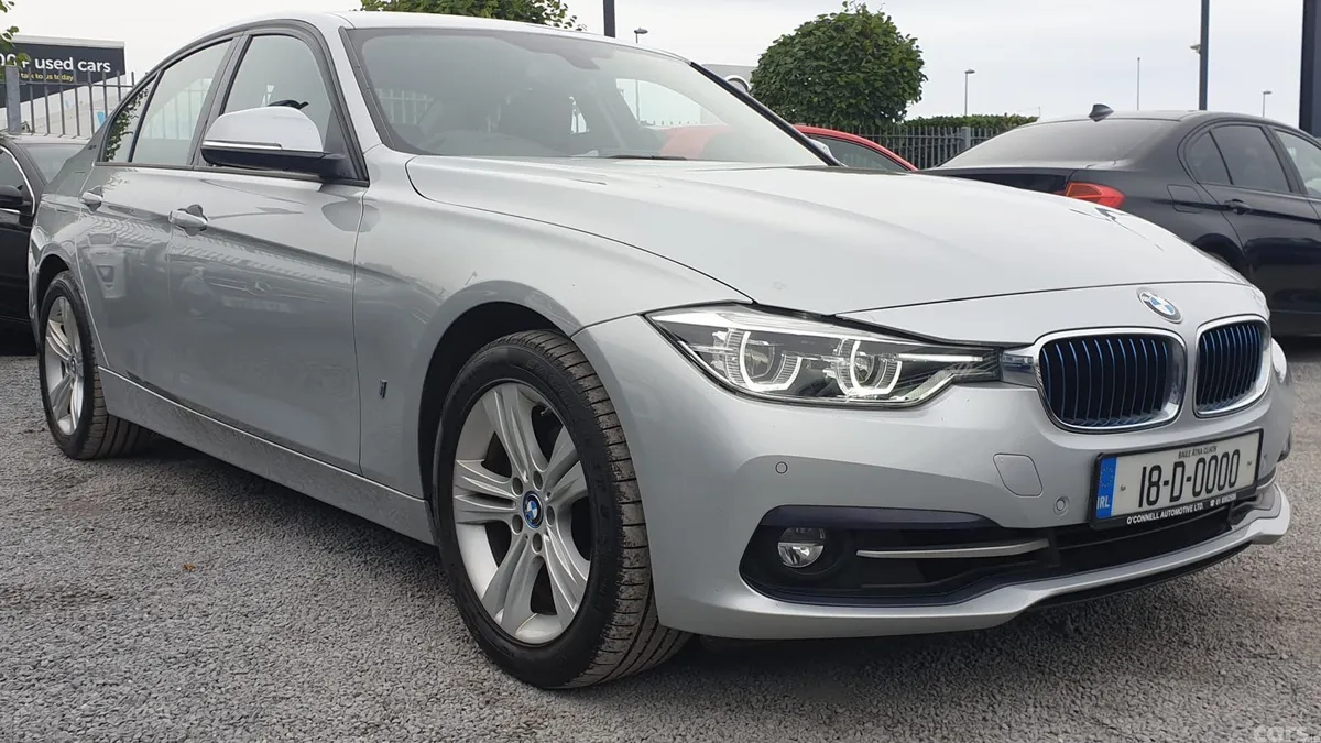 BMW 3-Series Saloon, Petrol Hybrid, 2018, Silver