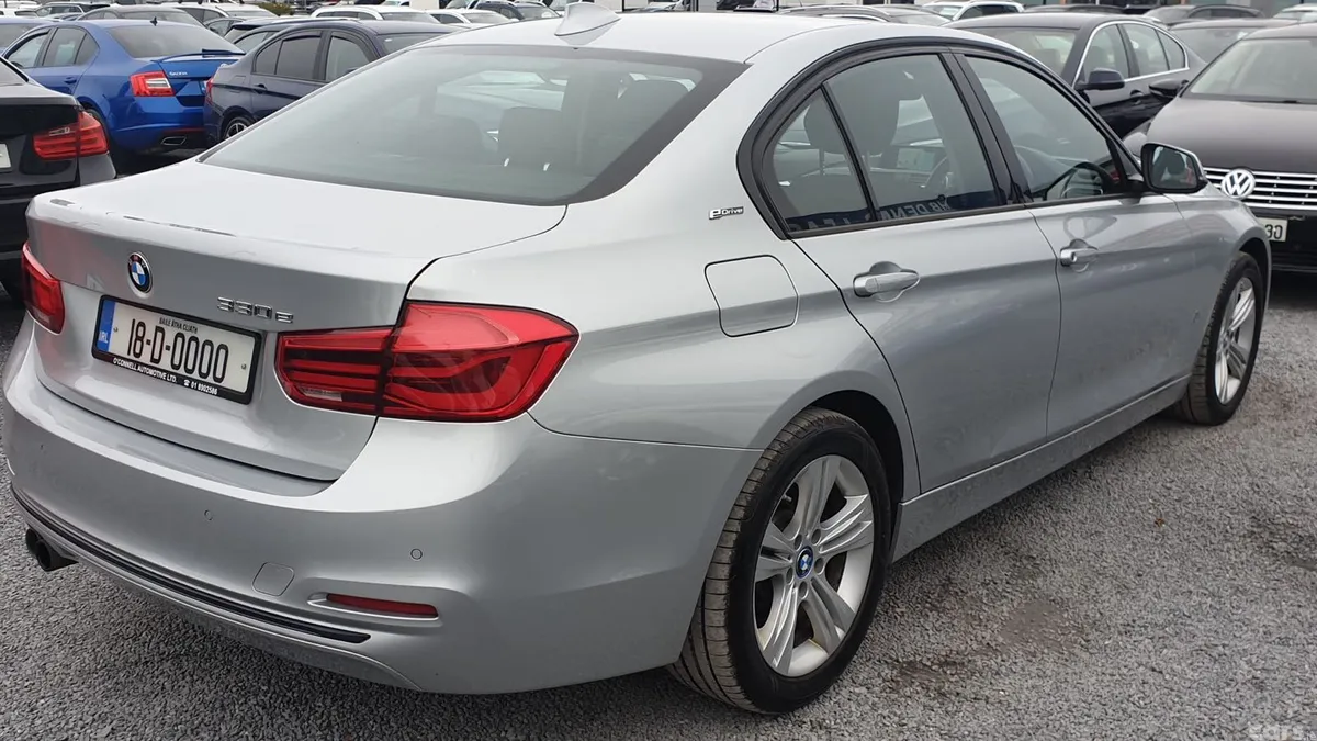 BMW 3-Series Saloon, Petrol Hybrid, 2018, Silver