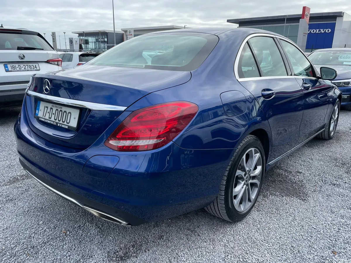Mercedes-Benz C-Class Saloon, Petrol Hybrid, 2017, Blue