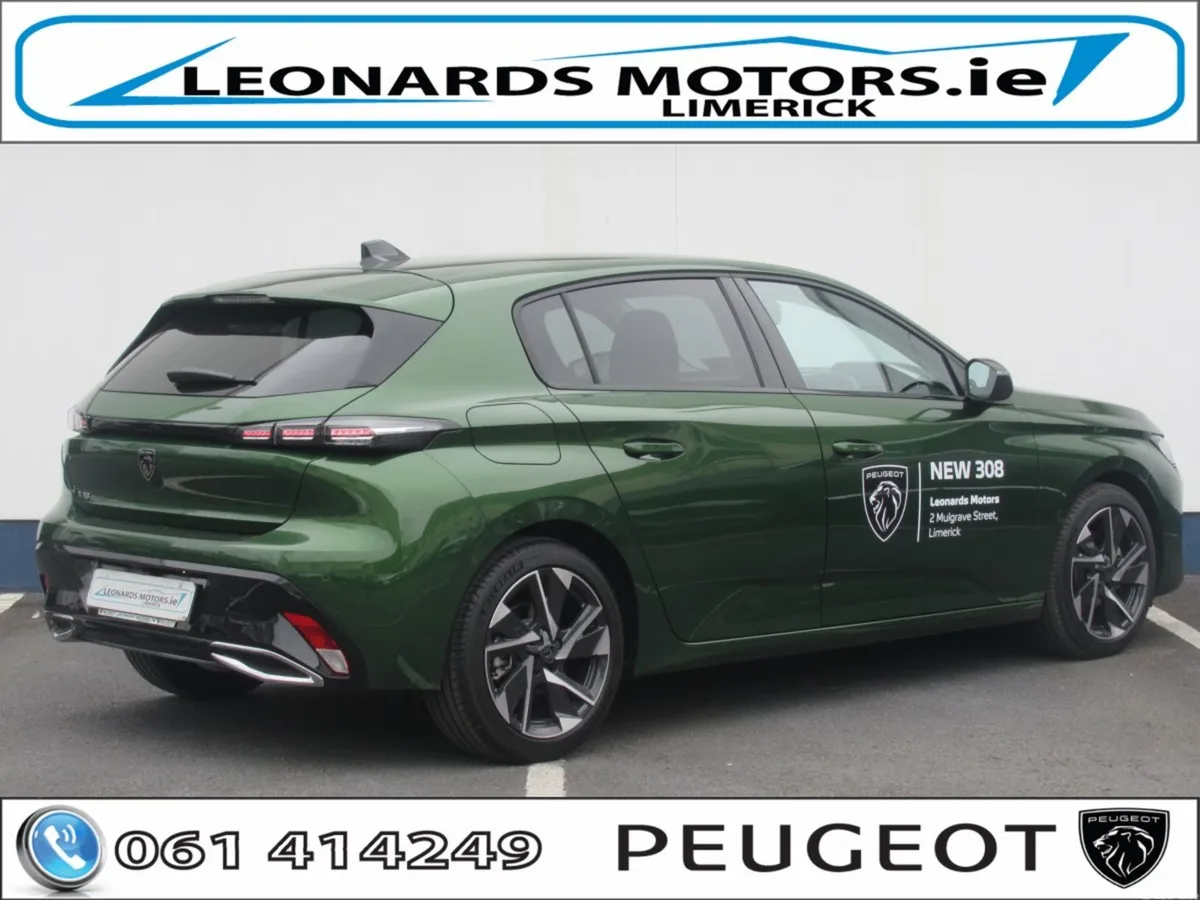 Peugeot 308 Hatchback, Petrol Hybrid, 2026, Green