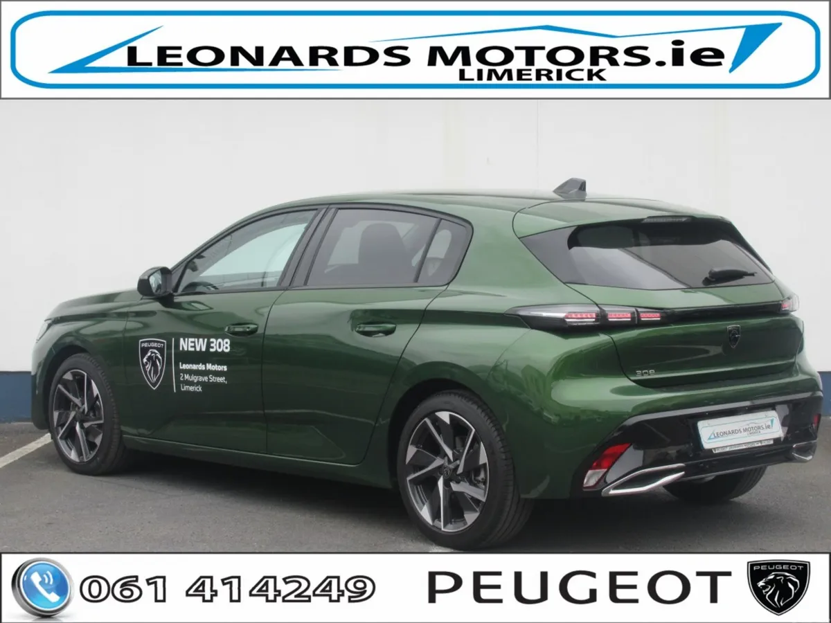 Peugeot 308 Hatchback, Petrol Hybrid, 2026, Green