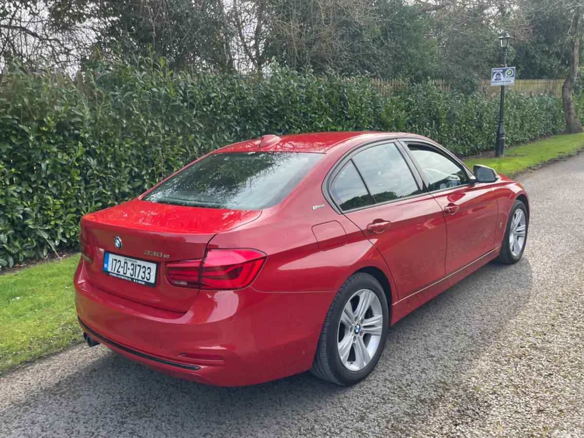 BMW 3-Series Saloon, Petrol Plug-in Hybrid, 2017, Red