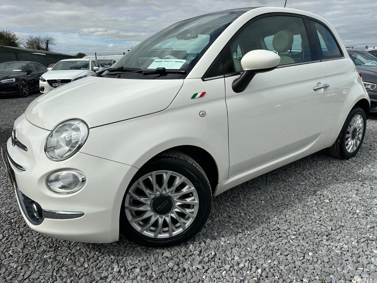Fiat 500 Hatchback, Petrol, 2018, White