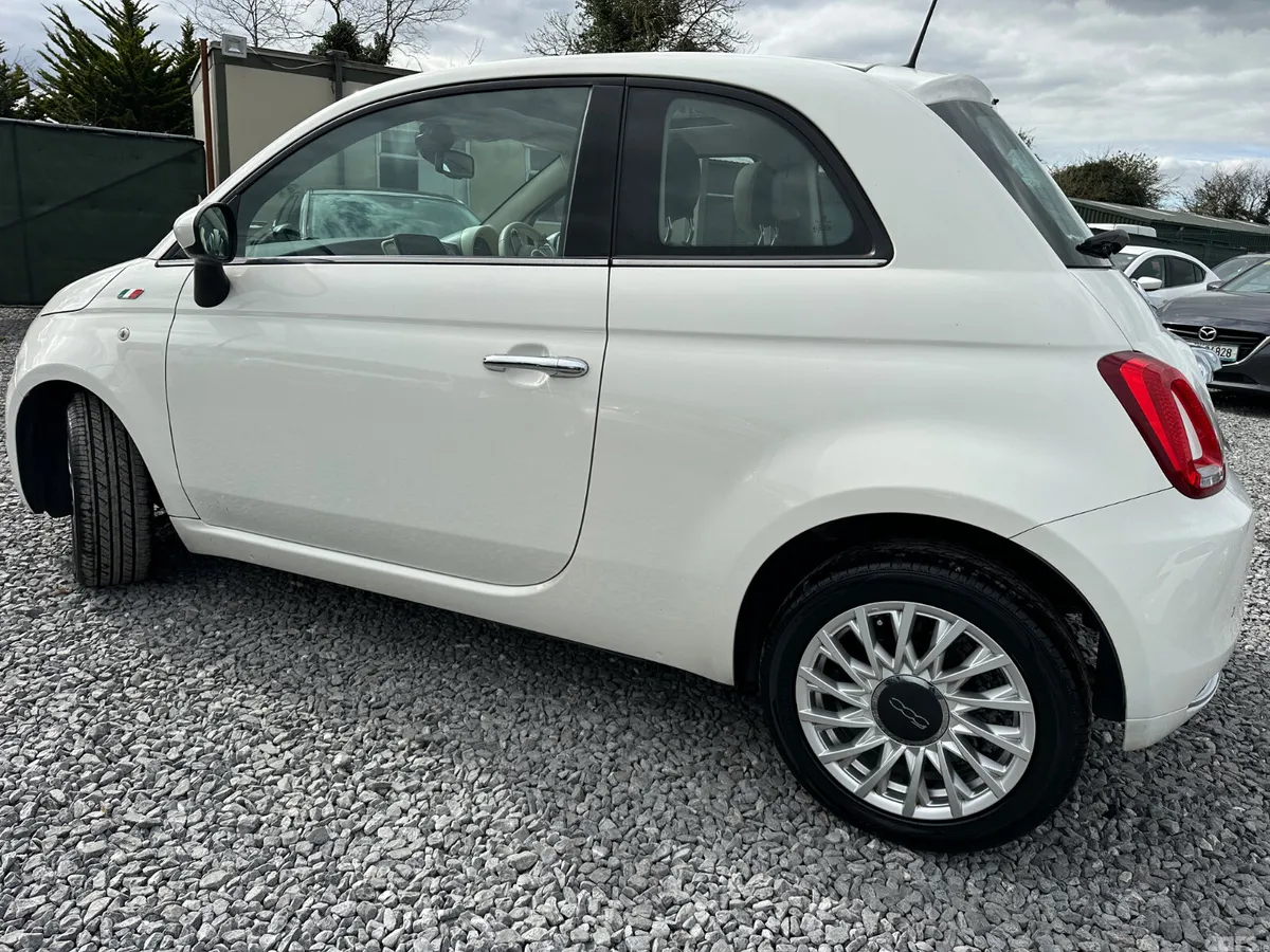 Fiat 500 Hatchback, Petrol, 2018, White