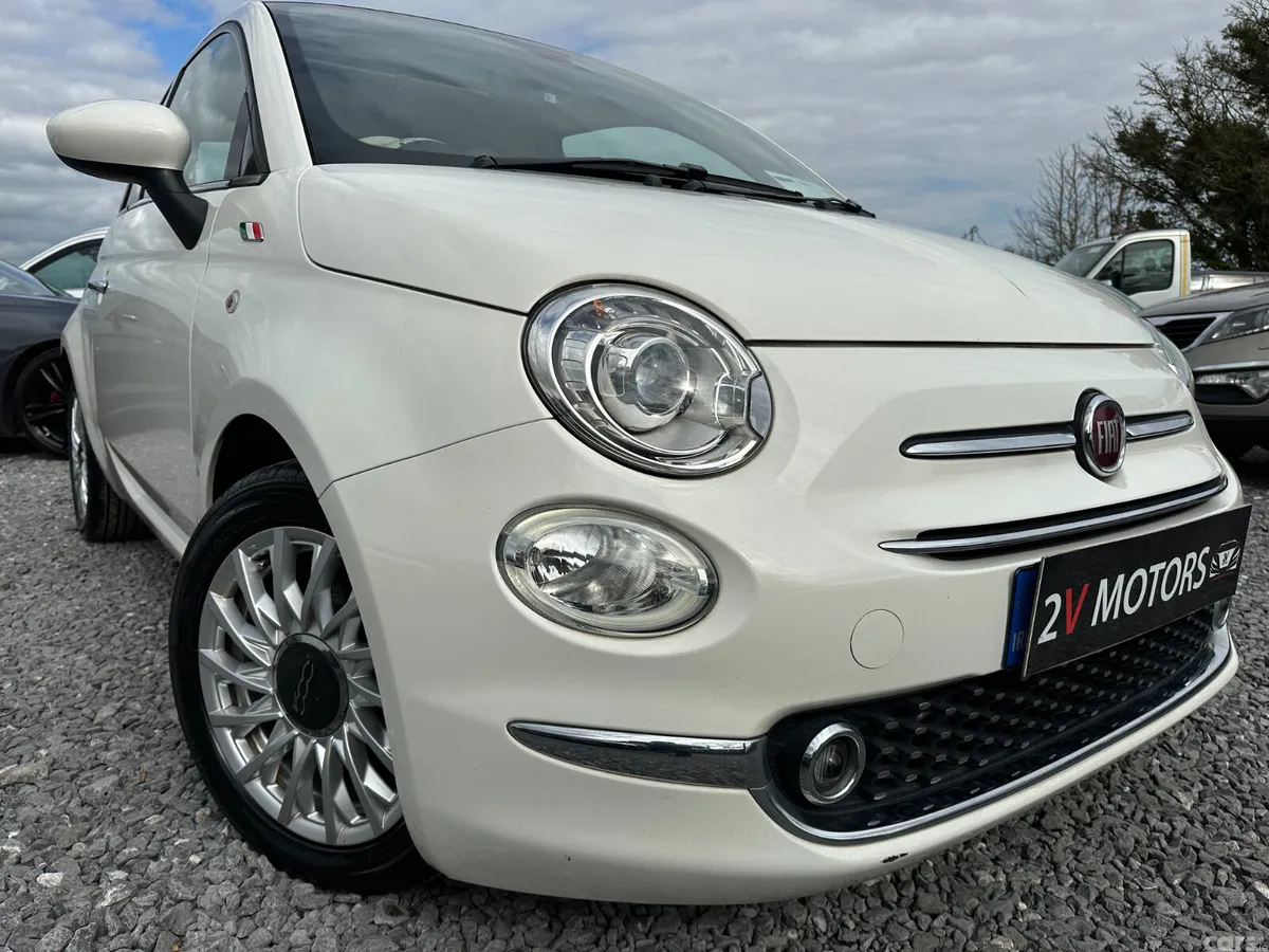 Fiat 500 Hatchback, Petrol, 2018, White