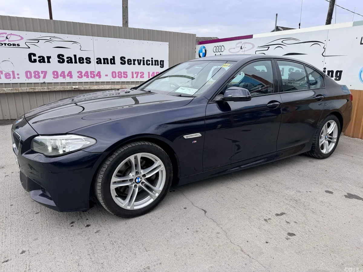 BMW 5-Series Saloon, Diesel, 2014, Black