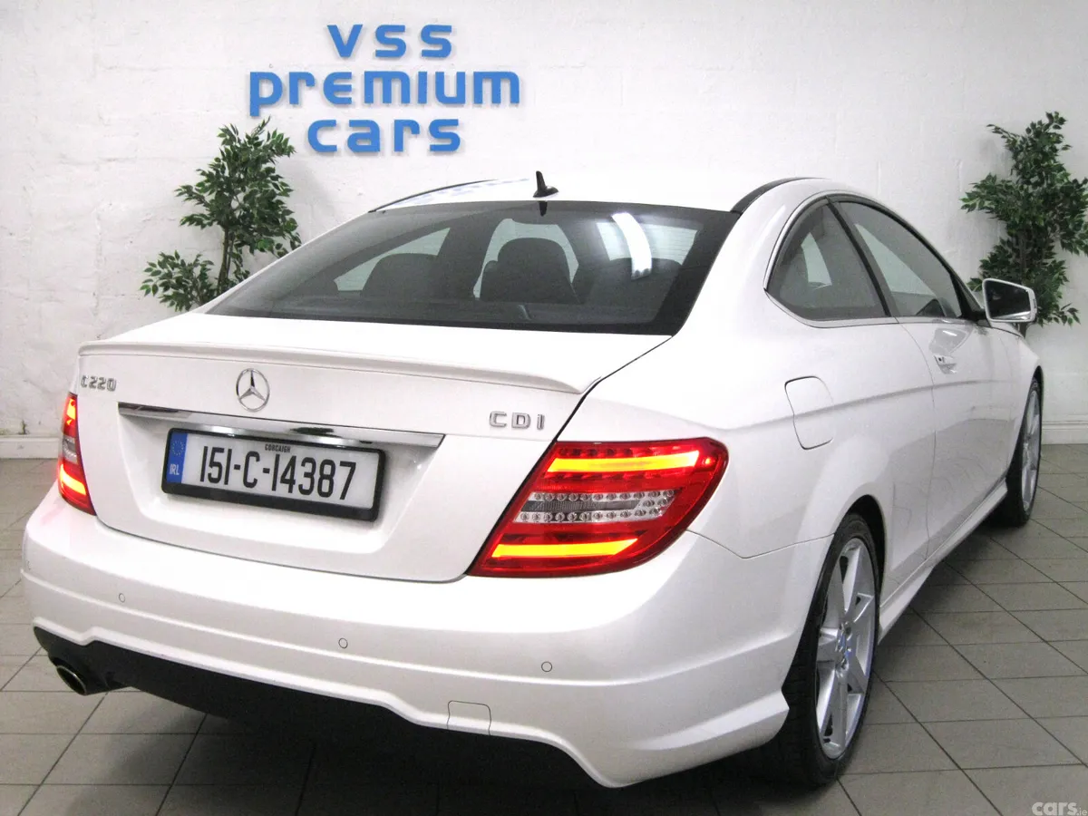 Mercedes-Benz C-Class Coupe, Diesel, 2015, White