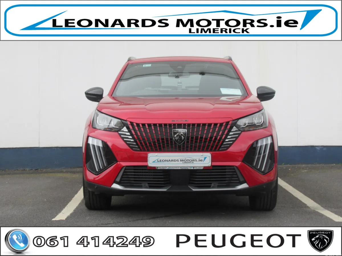 Peugeot 2008 SUV, Petrol Hybrid, 2026, Red