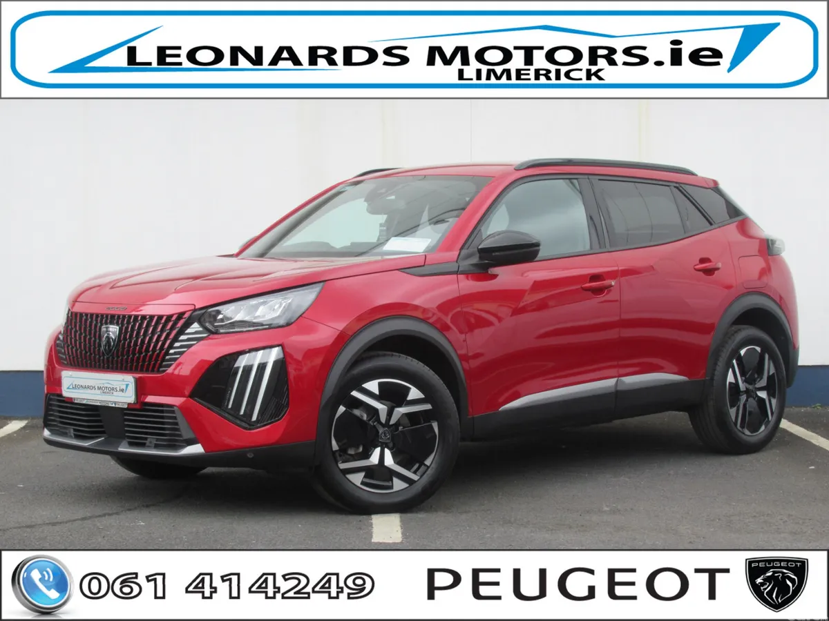 Peugeot 2008 SUV, Petrol Hybrid, 2026, Red