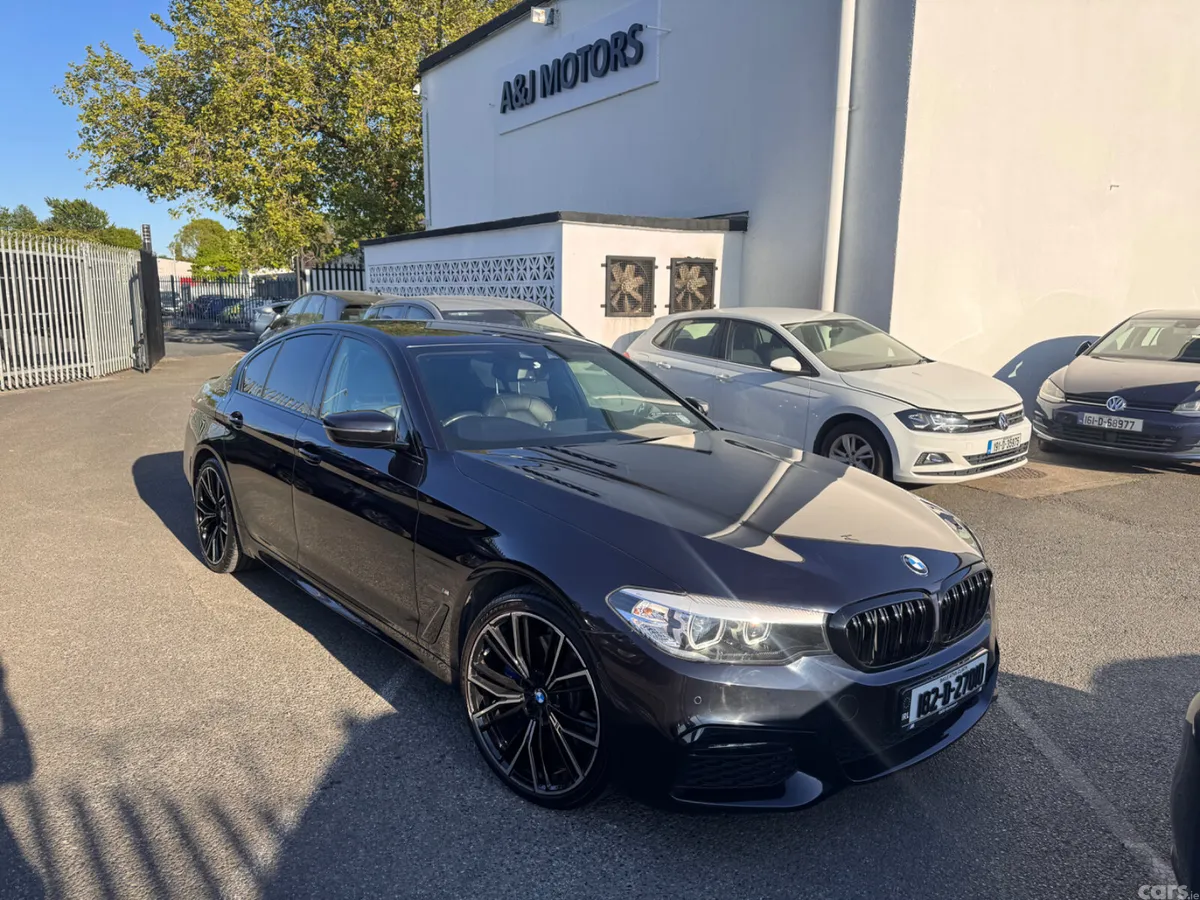 BMW 5-Series Saloon, Petrol Plug-in Hybrid, 2018, Black