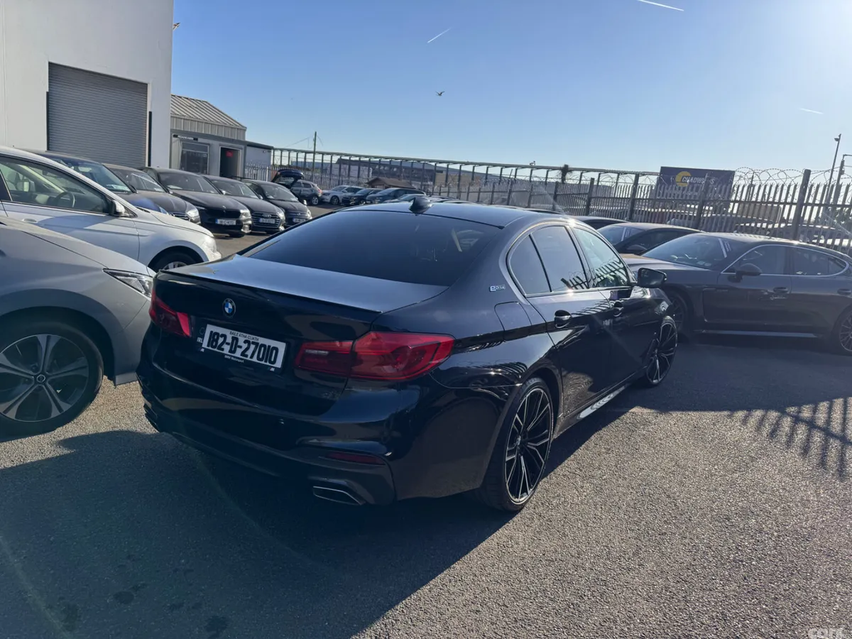 BMW 5-Series Saloon, Petrol Plug-in Hybrid, 2018, Black
