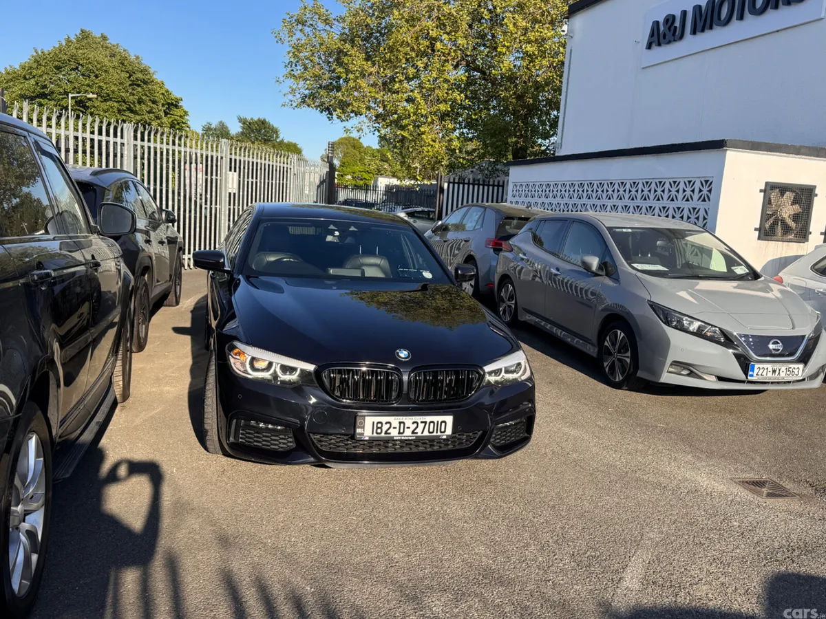 BMW 5-Series Saloon, Petrol Plug-in Hybrid, 2018, Black