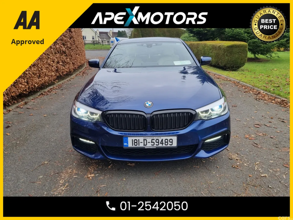 BMW 5-Series Saloon, Diesel, 2018, Blue